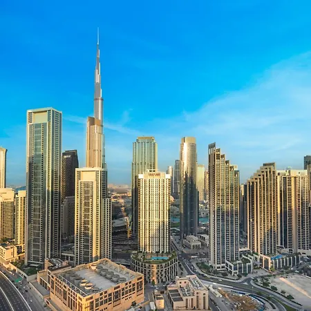 Wonderfulstay At Paramount - Highest Infinity Pool - Burj Khalifa View - Brand New Luxury Apartments Дубай Екстер'єр фото