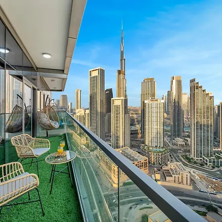 Wonderfulstay At Paramount - Highest Infinity Pool - Burj Khalifa View - Brand New Luxury Apartments Дубай Екстер'єр фото