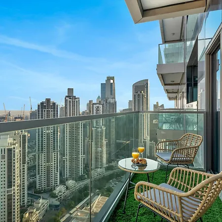 Wonderfulstay At Paramount - Highest Infinity Pool - Burj Khalifa View - Brand New Luxury Apartments Дубай Екстер'єр фото