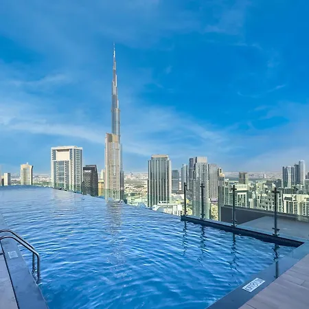 Wonderfulstay At Paramount - Highest Infinity Pool - Burj Khalifa View - Brand New Luxury Apartments Дубай Екстер'єр фото