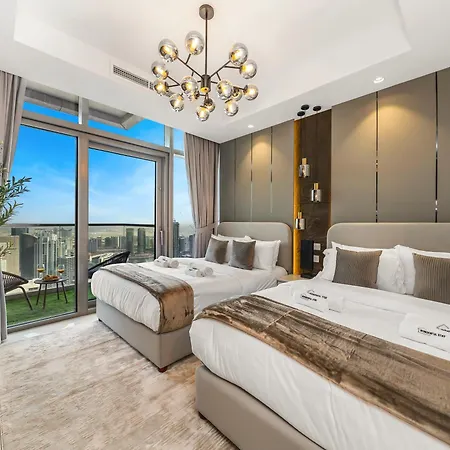Wonderfulstay At Paramount - Highest Infinity Pool - Burj Khalifa View - Brand New Luxury Apartments Дубай Екстер'єр фото