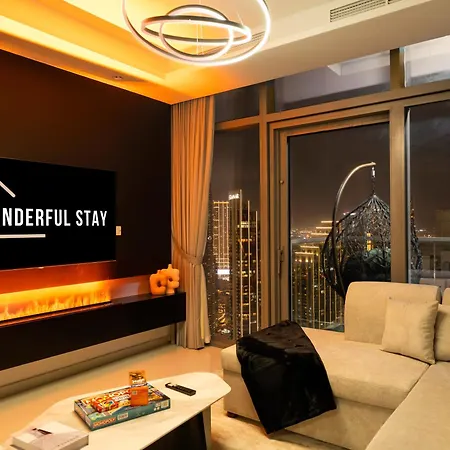 Wonderfulstay At Paramount - Highest Infinity Pool - Burj Khalifa View - Brand New Luxury Apartments Дубай Екстер'єр фото