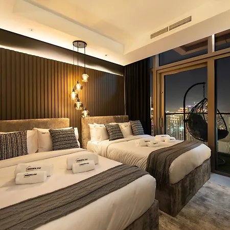 Wonderfulstay At Paramount - Highest Infinity Pool - Burj Khalifa View - Brand New Luxury Apartments Dubai Exterior photo
