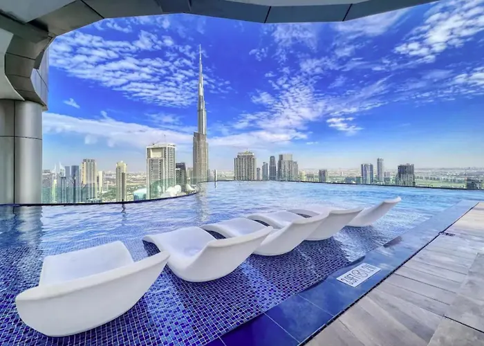 Wonderfulstay At Paramount - Highest Infinity Pool - Burj Khalifa View - Brand New Luxury Apartments