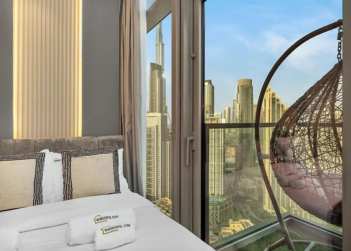 Wonderfulstay At Paramount - Highest Infinity Pool - Burj Khalifa View - Brand New Luxury Apartments
