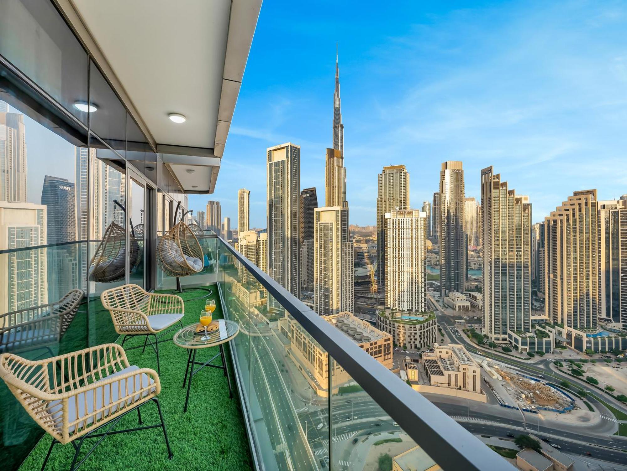 Wonderfulstay At Paramount - Highest Infinity Pool - Burj Khalifa View - Brand New Luxury * دبي