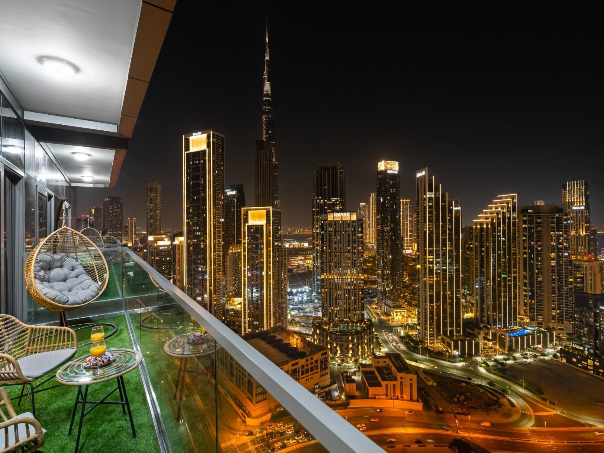 شقة Wonderfulstay At Paramount - Highest Infinity Pool - Burj Khalifa View - Brand New Luxury *