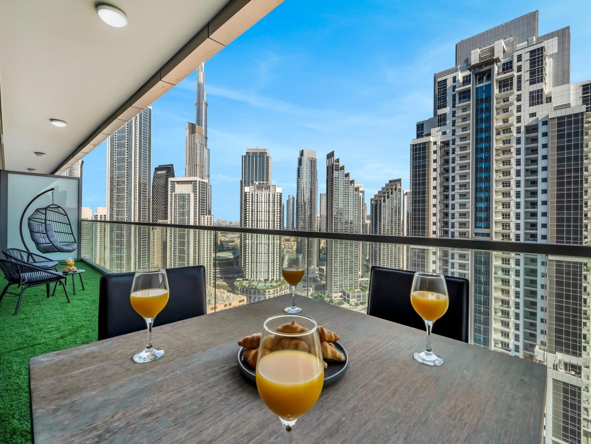 Wonderfulstay At Paramount - Highest Infinity Pool - Burj Khalifa View - Brand New Luxury شقة