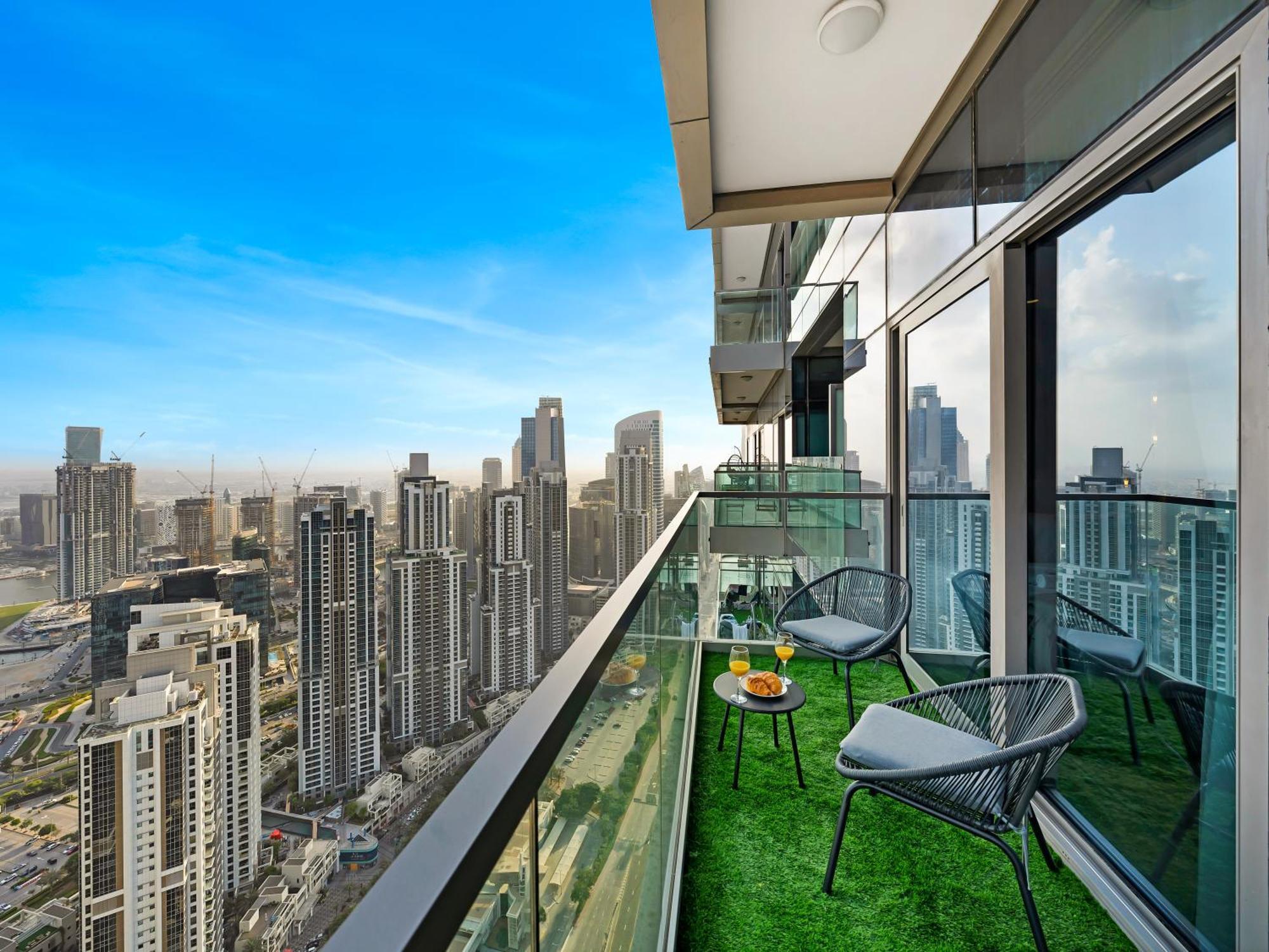 شقة Wonderfulstay At Paramount - Highest Infinity Pool - Burj Khalifa View - Brand New Luxury *