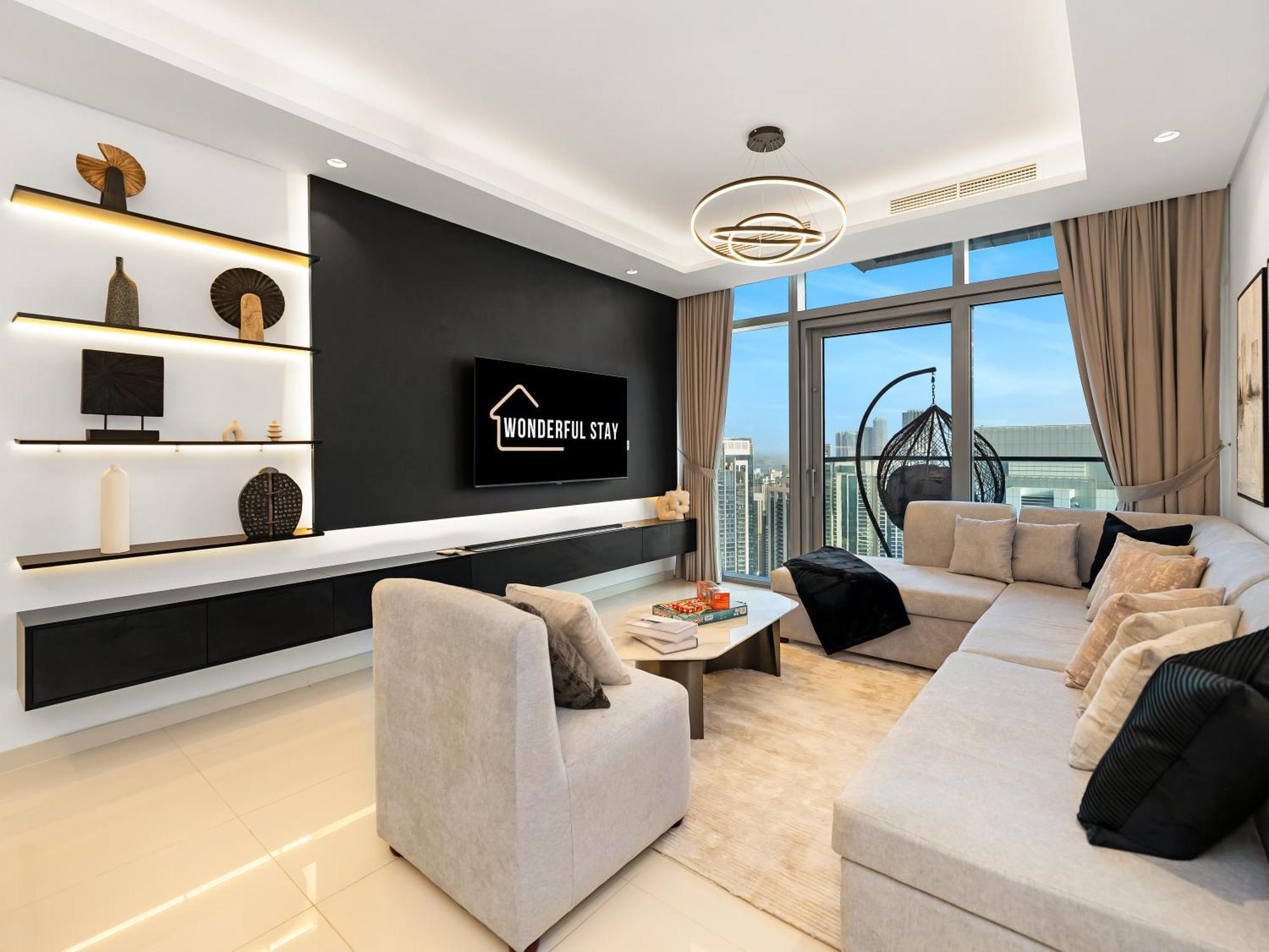 Wonderfulstay At Paramount - Highest Infinity Pool - Burj Khalifa View - Brand New Luxury * دبي
