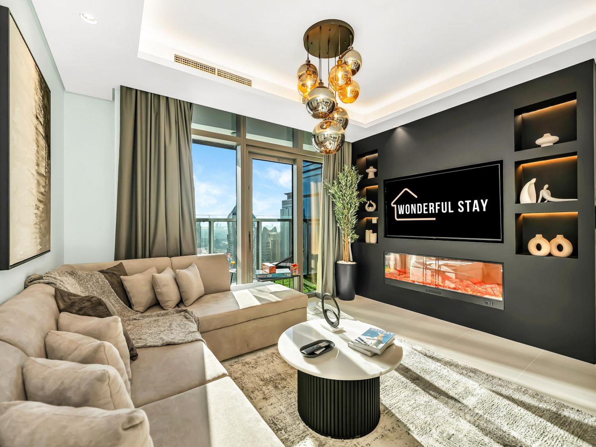 Wonderfulstay At Paramount - Highest Infinity Pool - Burj Khalifa View - Brand New Luxury * دبي