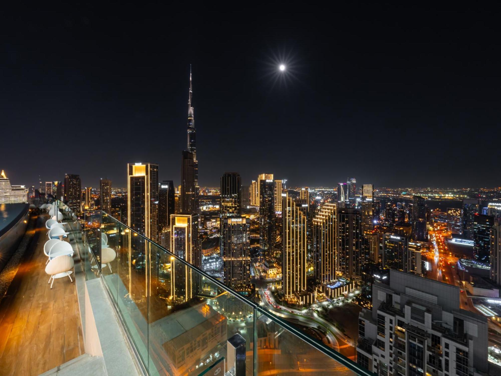 Wonderfulstay At Paramount - Highest Infinity Pool - Burj Khalifa View - Brand New Luxury شقة دبي