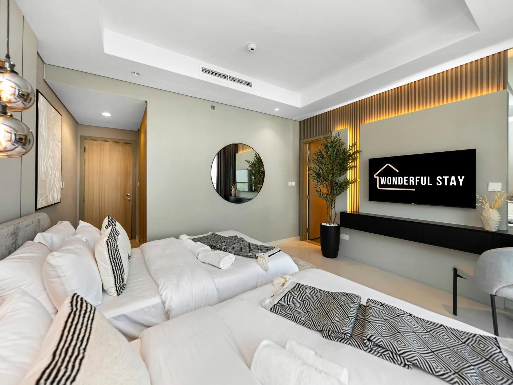 Wonderfulstay At Paramount - Highest Infinity Pool - Burj Khalifa View - Brand New Luxury * دبي