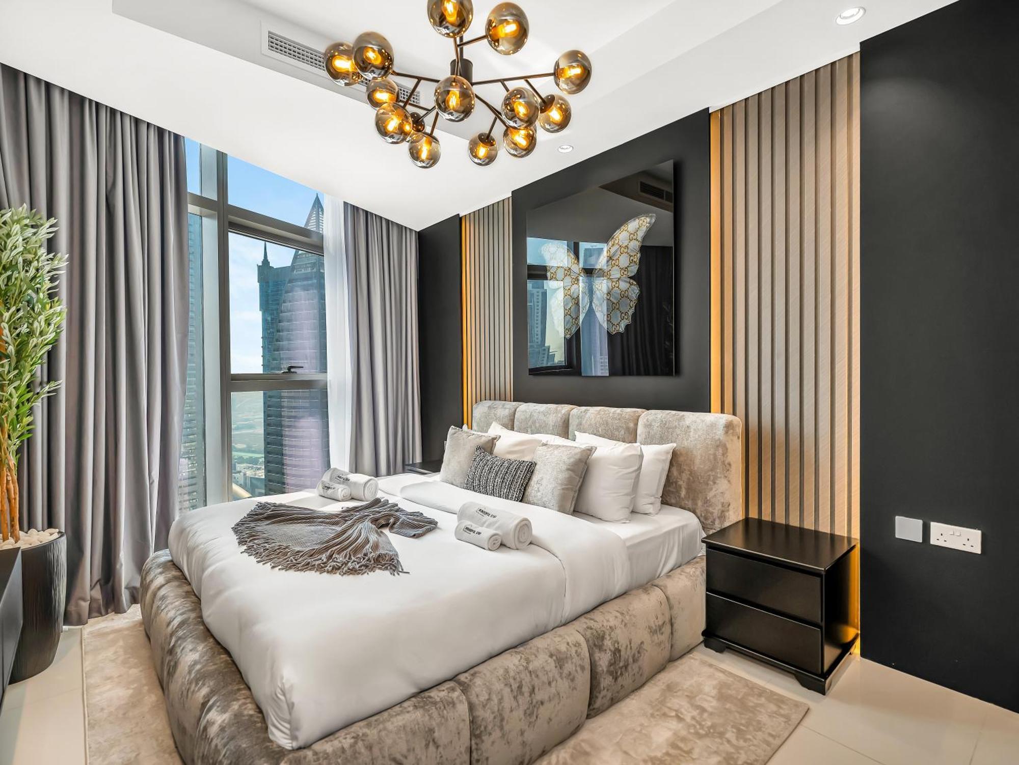 Wonderfulstay At Paramount - Highest Infinity Pool - Burj Khalifa View - Brand New Luxury * دبي