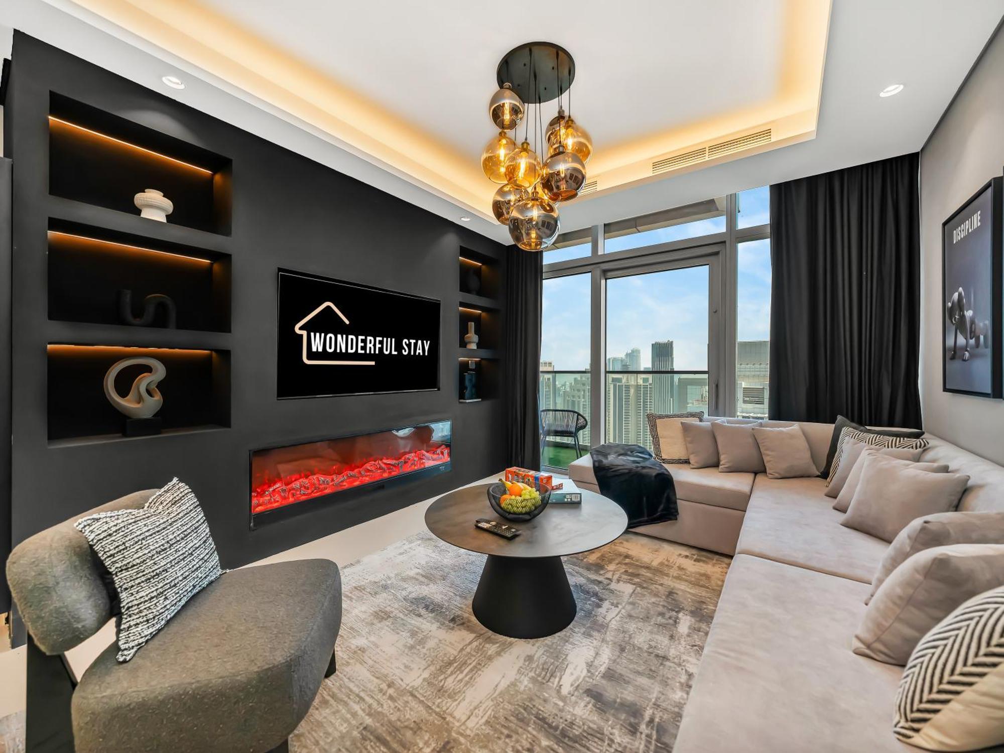 Wonderfulstay At Paramount - Highest Infinity Pool - Burj Khalifa View - Brand New Luxury شقة