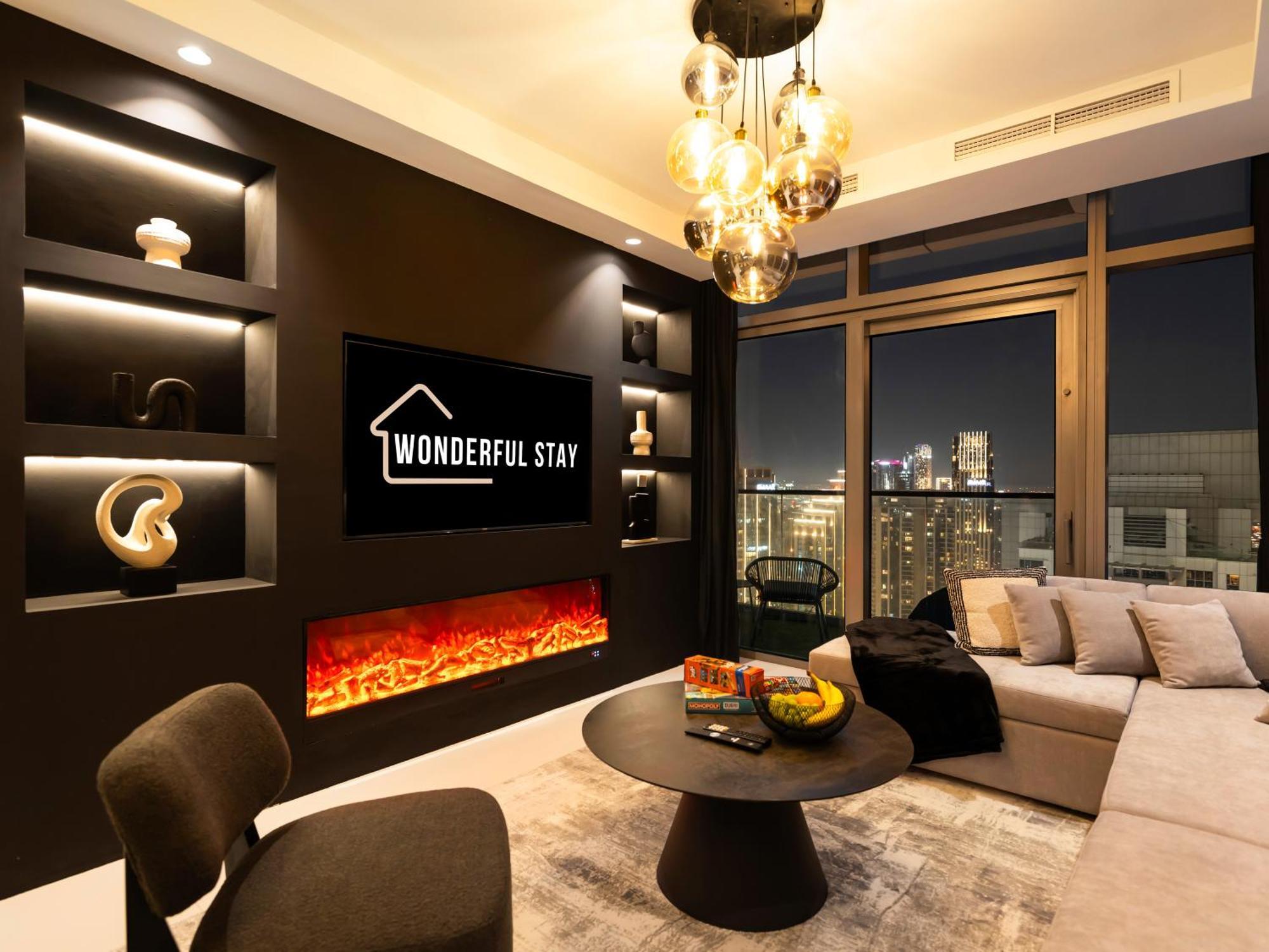Wonderfulstay At Paramount - Highest Infinity Pool - Burj Khalifa View - Brand New Luxury شقة *