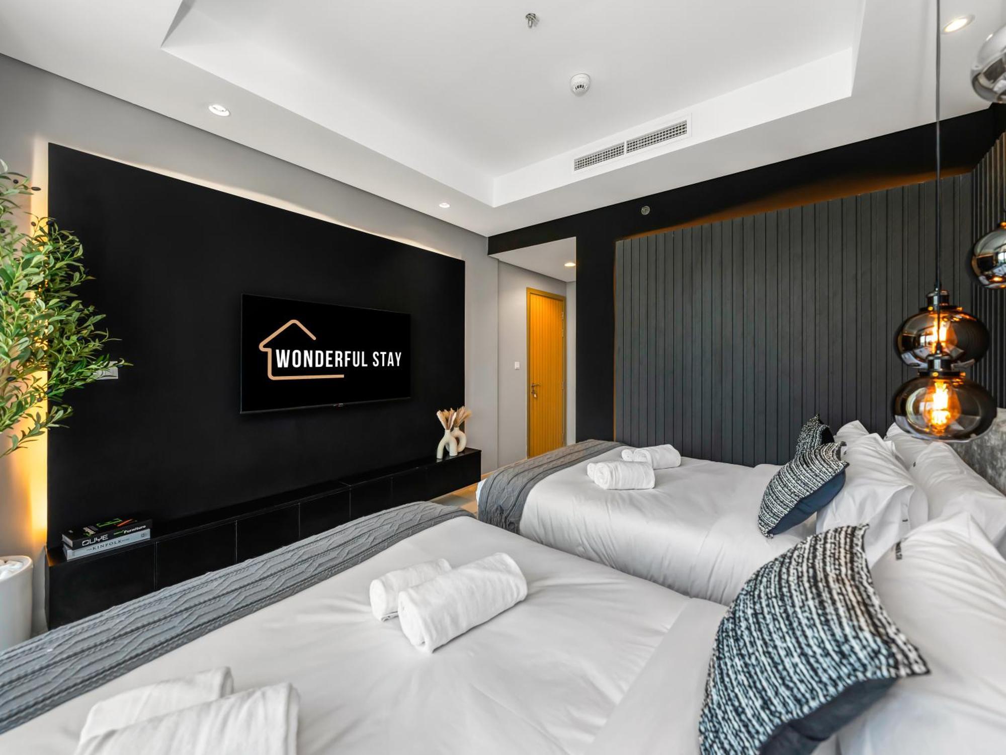 Wonderfulstay At Paramount - Highest Infinity Pool - Burj Khalifa View - Brand New Luxury شقة