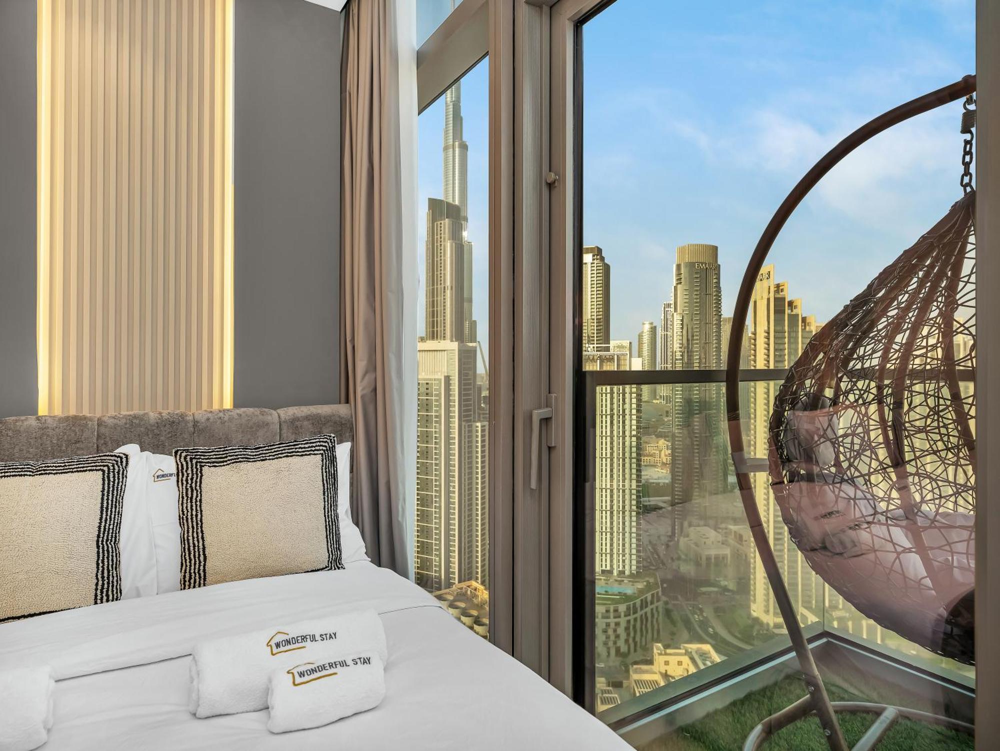 Wonderfulstay At Paramount - Highest Infinity Pool - Burj Khalifa View - Brand New Luxury *